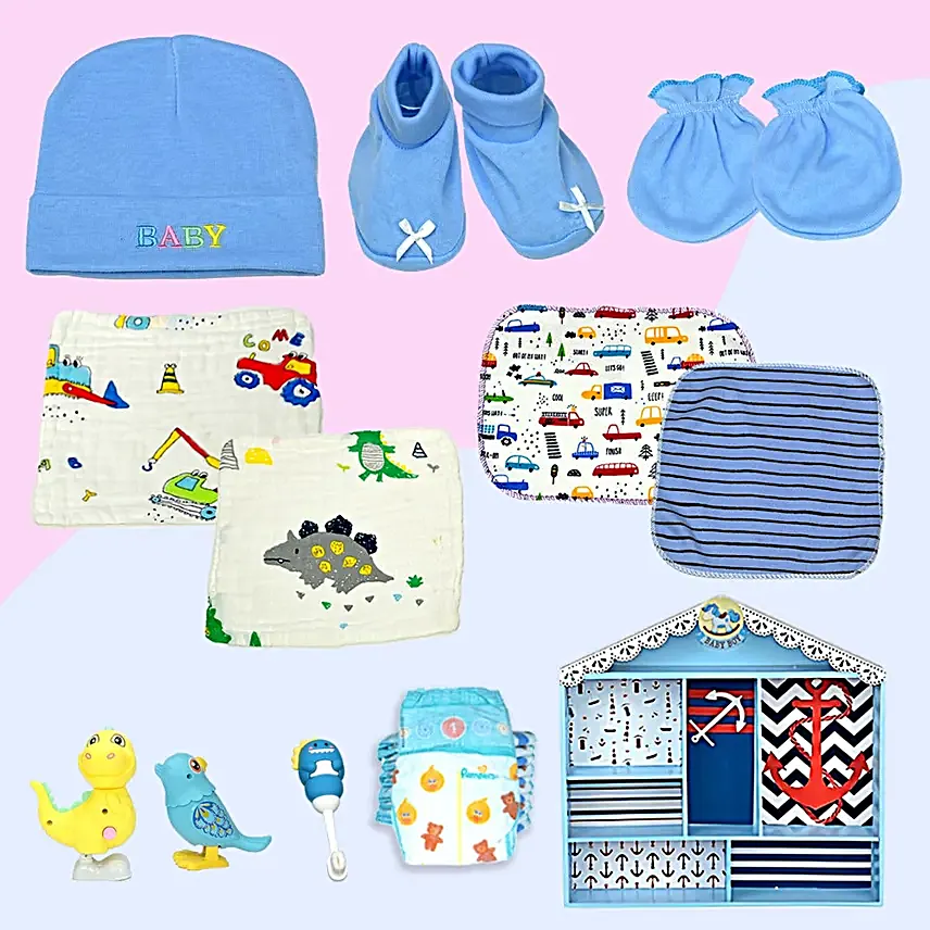 Baby Boy Nautical House Gift Hamper