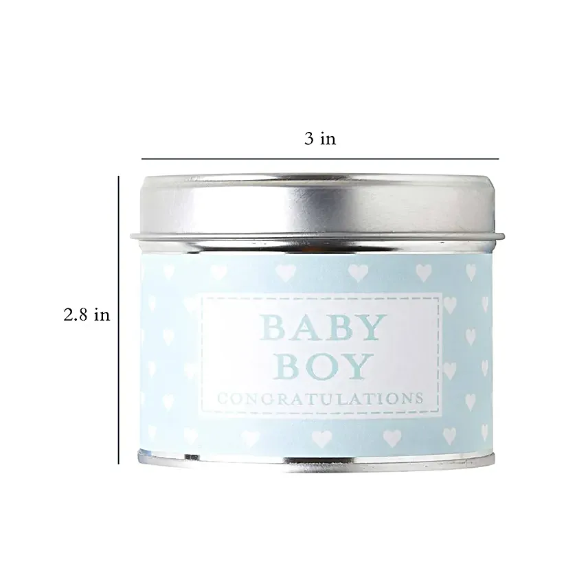 Baby Boy WIshes Jar Candle