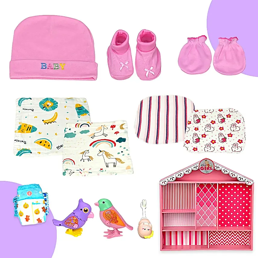 Baby Girl Nautical House Gift Hamper