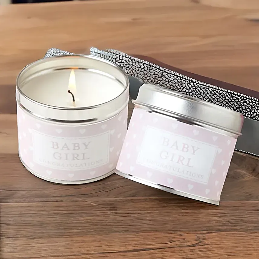 Baby Girl WIshes Jar Candle