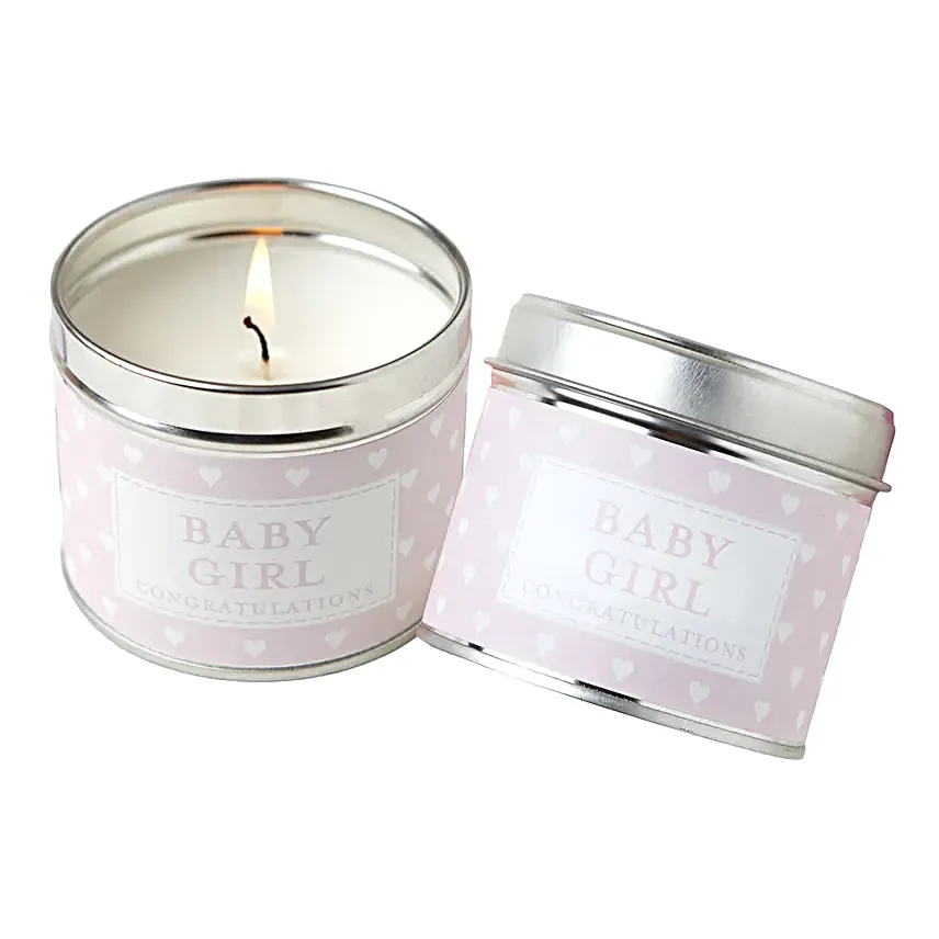 Baby Girl WIshes Jar Candle