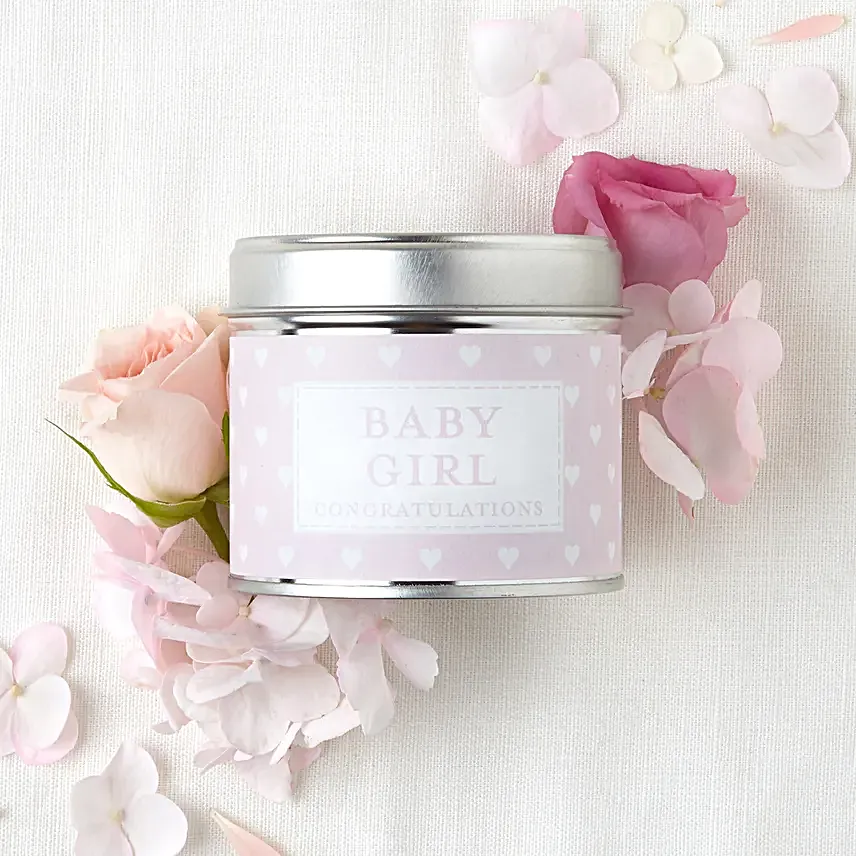 Baby Girl WIshes Jar Candle