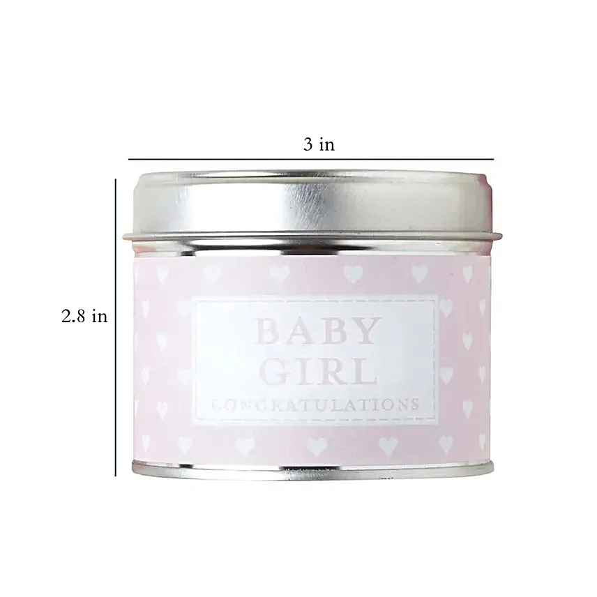 Baby Girl WIshes Jar Candle
