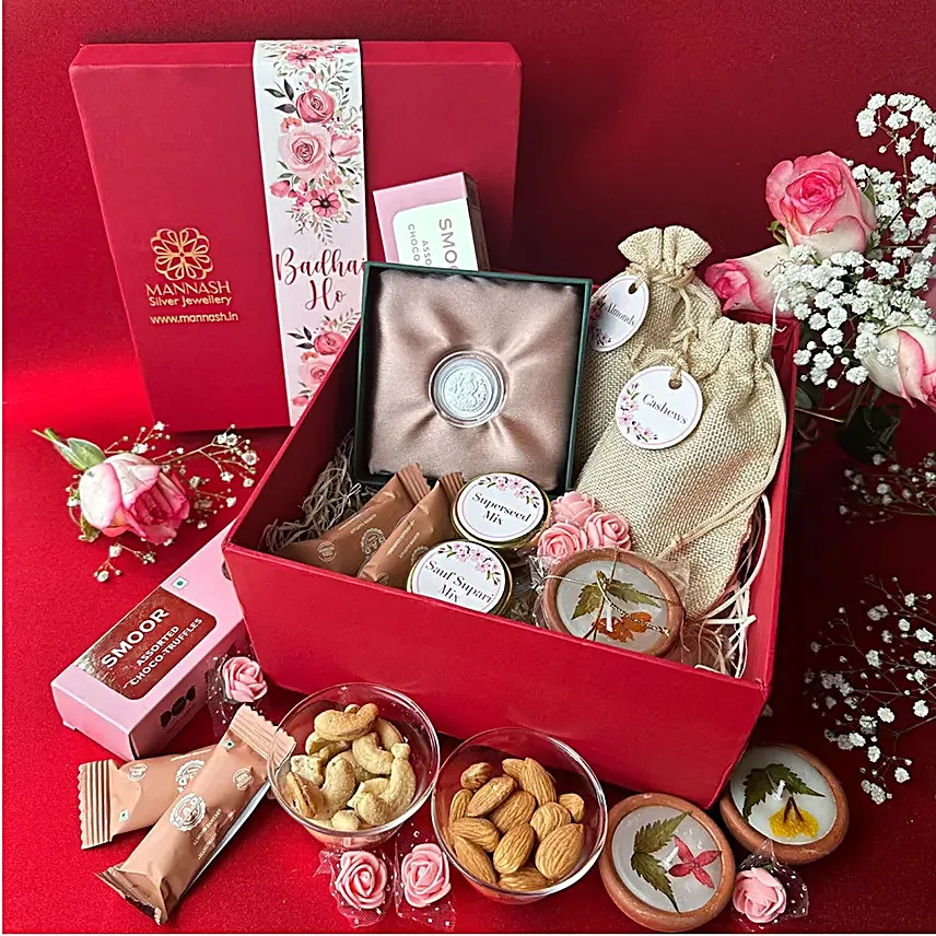 Badhai Ho SIlver Coin Hamper