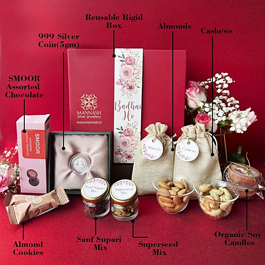 Badhai Ho SIlver Coin Hamper