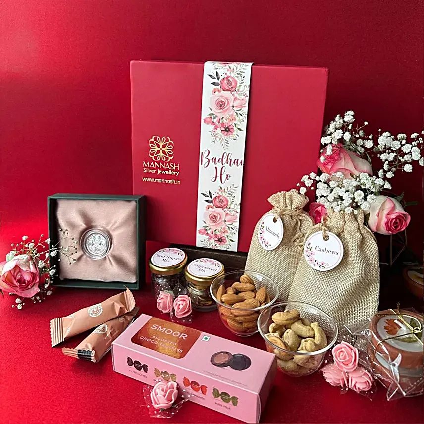 Badhai Ho SIlver Coin Hamper