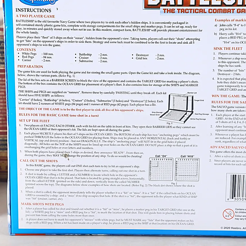 Battleship Board Game For Kids