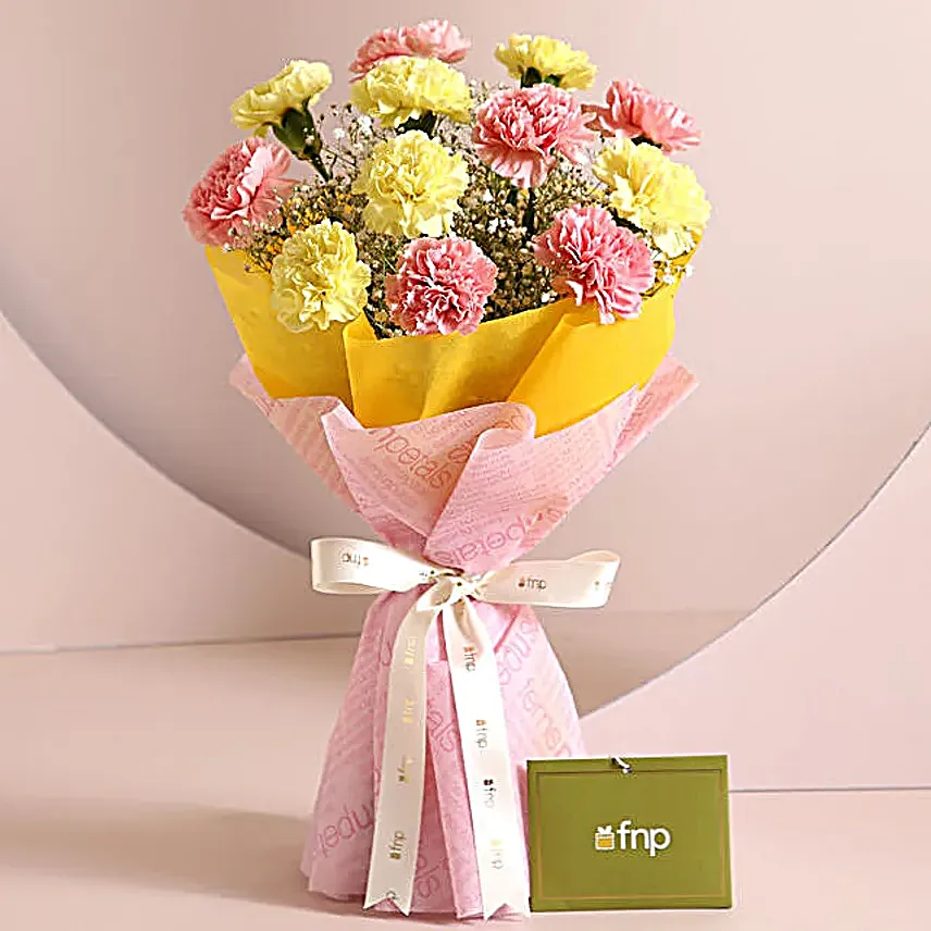 Beautiful Carnations Bouquet for Love
