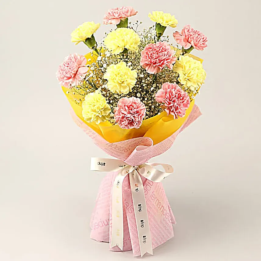 Beautiful Carnations Bouquet for Love