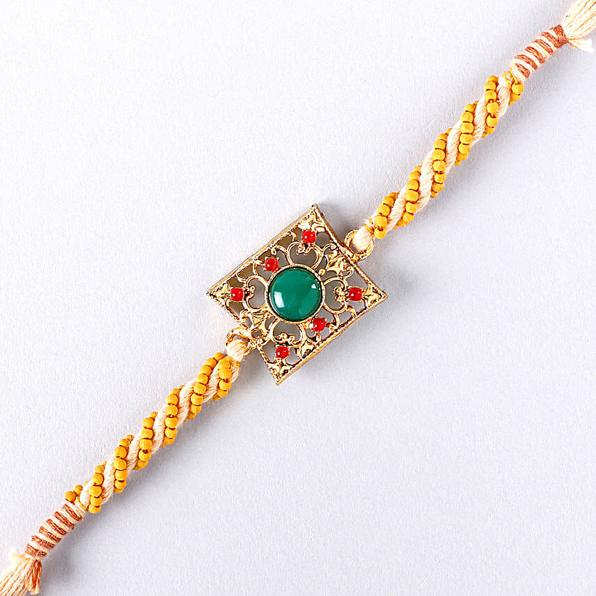 Ethnic American Diamond Rakhi