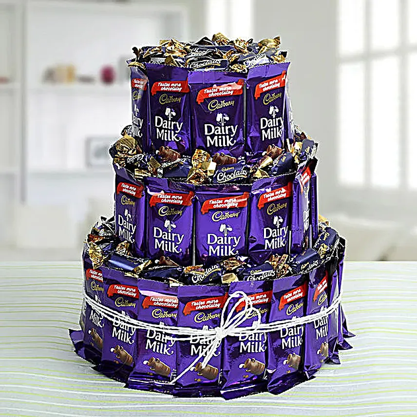 Beautiful Three Layer Chocolaty Wishes