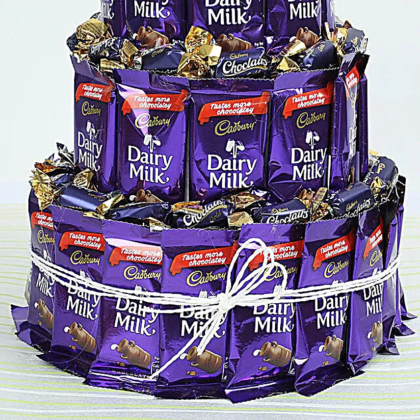 Beautiful Three Layer Chocolaty Wishes