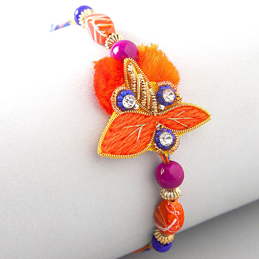 Traditional Zardosi Rakhi