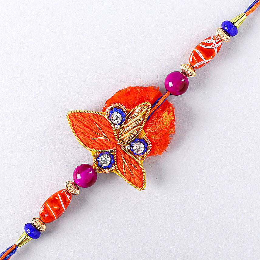 Traditional Zardosi Rakhi