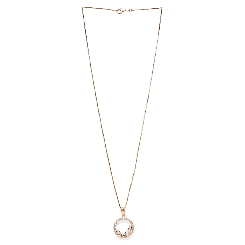Beauty Blossoms 925 Silver Necklace Set