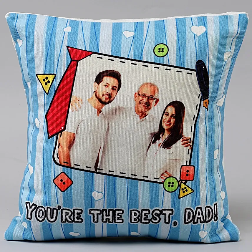 photo cushion for fathers day