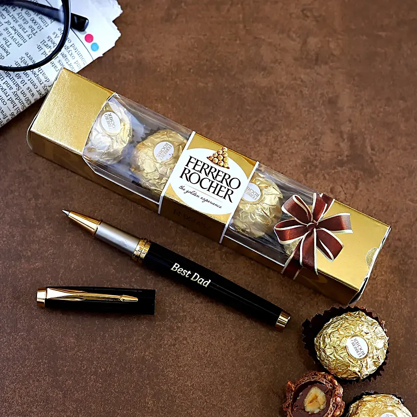 Best Dad Roller Pen Ferrero Rocher