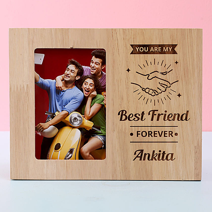 customised wooden frame for him
