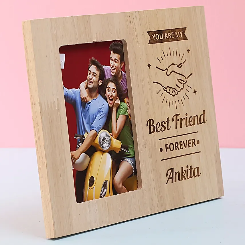 customised wooden frame for him