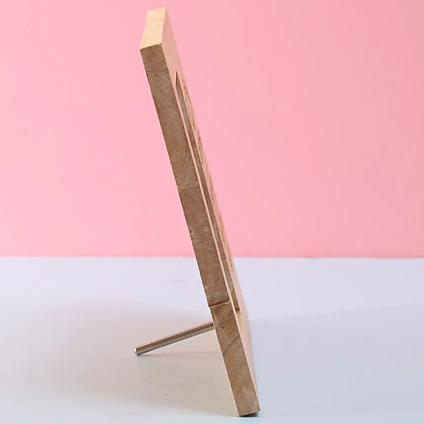 customised wooden frame for him