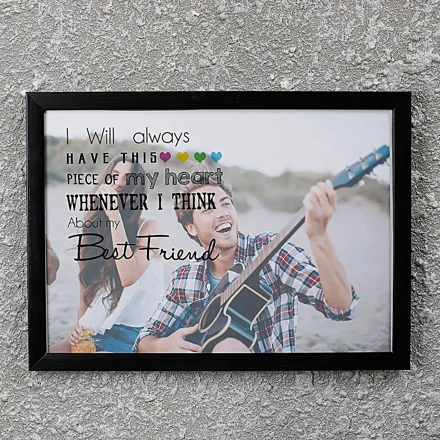 customized photo frame for friend