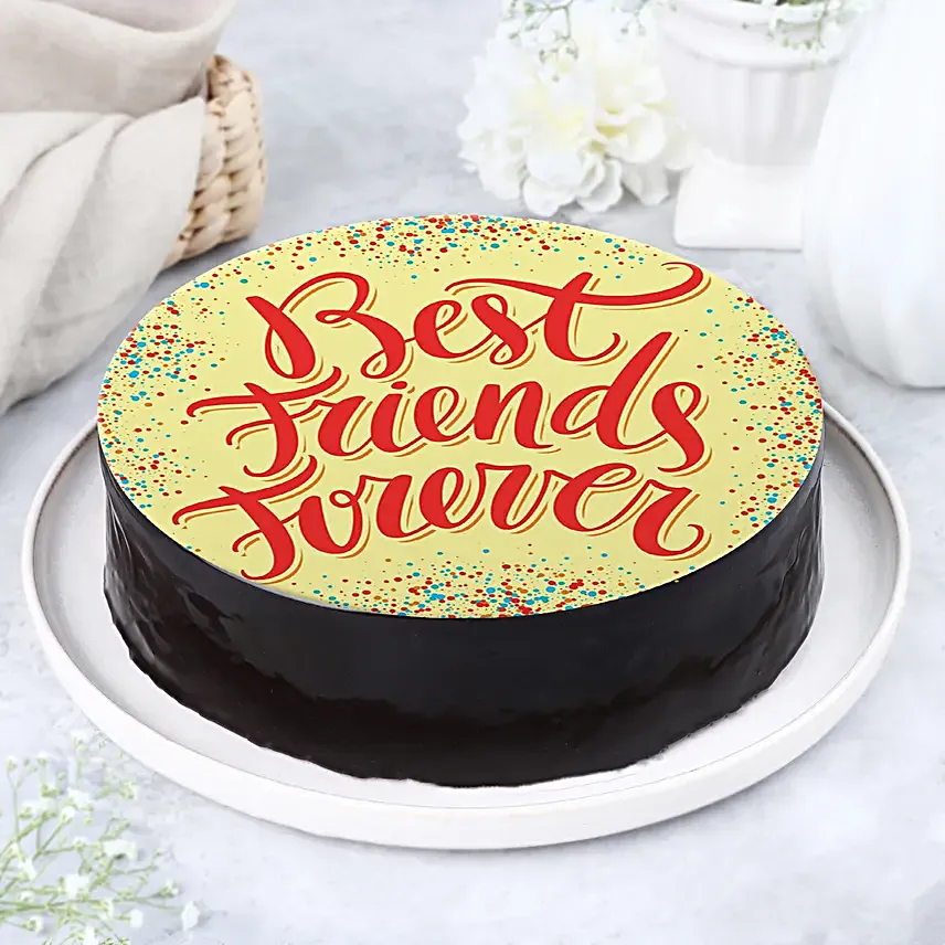 Best Friends Forever Chocolate Cake Half Kg