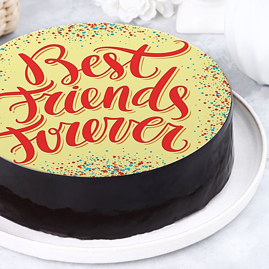 Best Friends Forever Chocolate Cake Half Kg