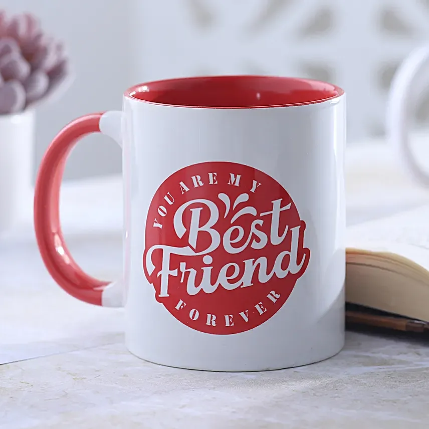 Best Friends Red Mug