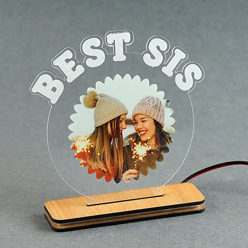 Best Sis Personalised LED Tabletop