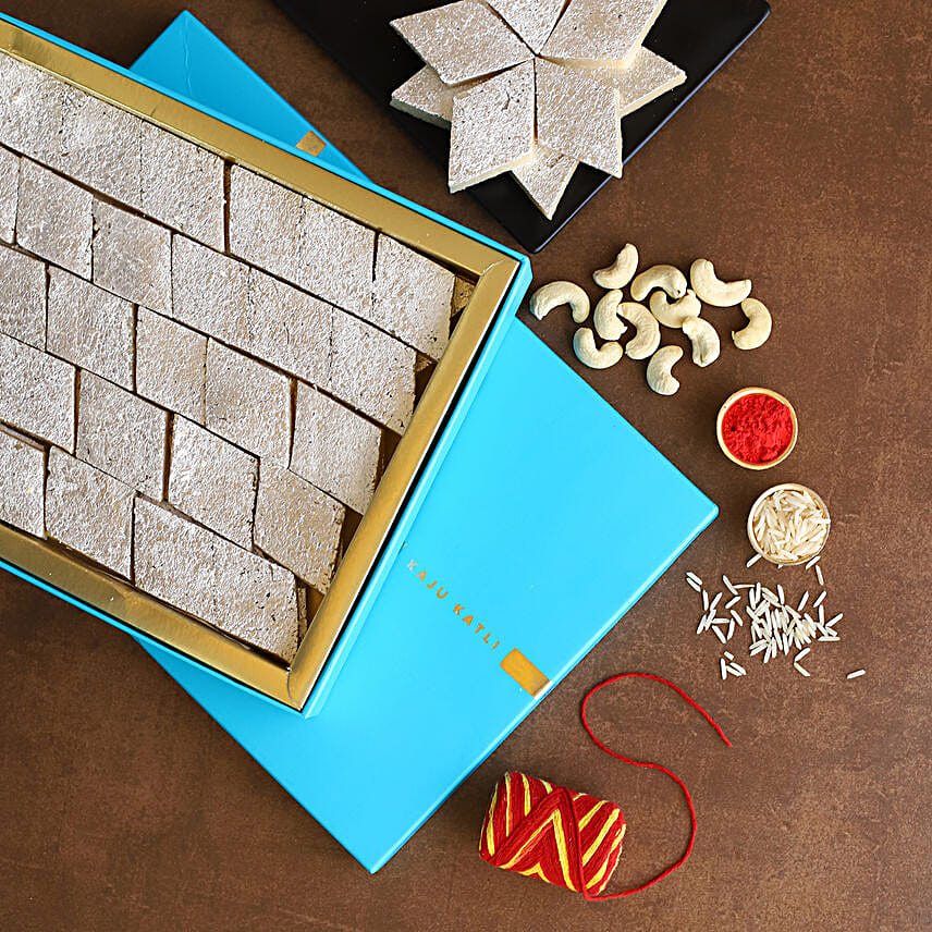 Box of kaju burfi