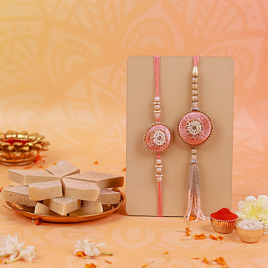 Bhaiya Bhabhi Rakhi Sweetness Pack