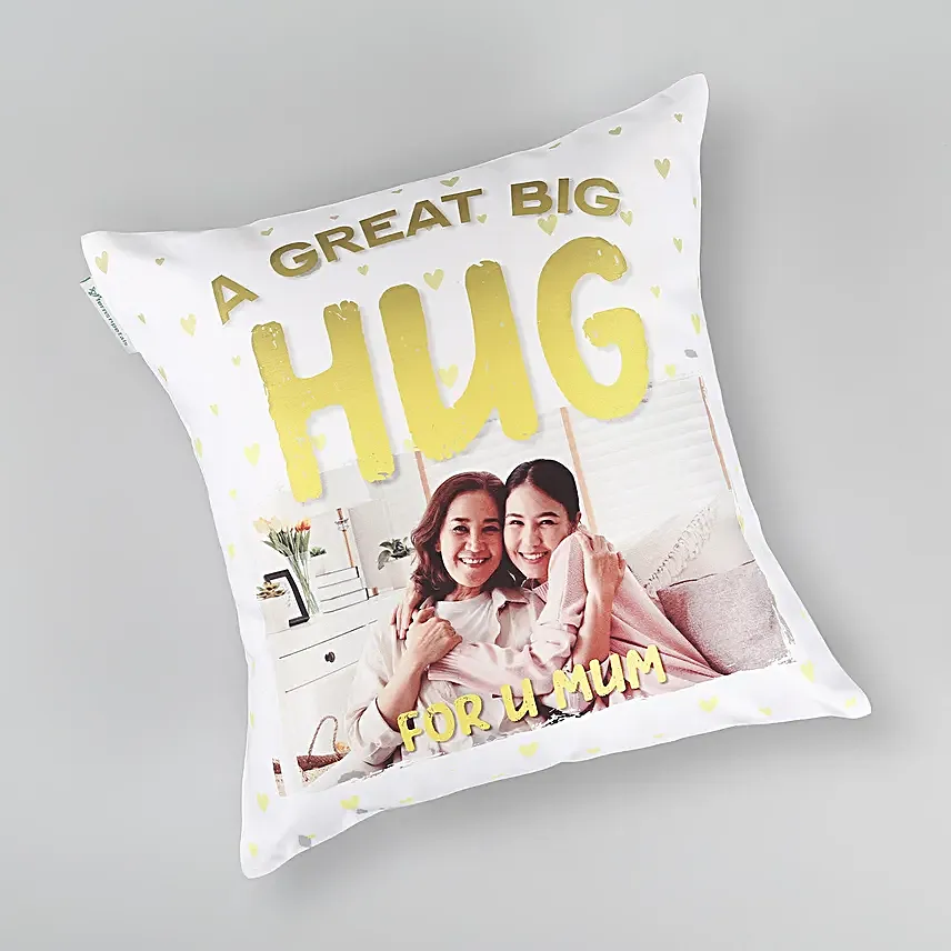 Big Hug Personalised Cushion Hand Delivery