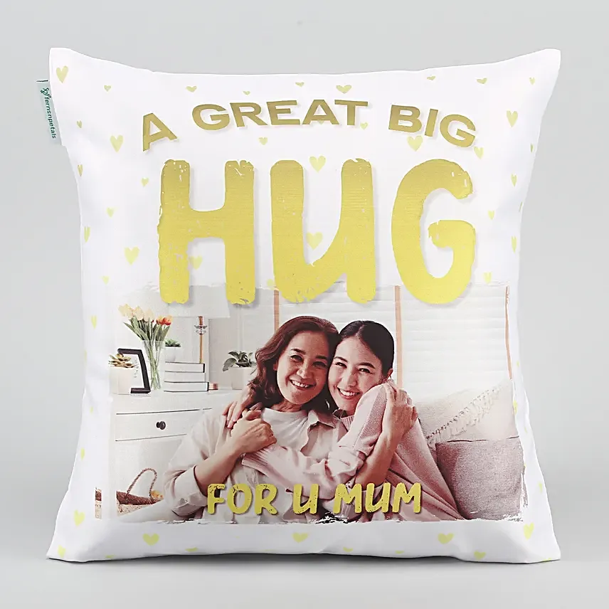 Big Hug Personalised Cushion Hand Delivery