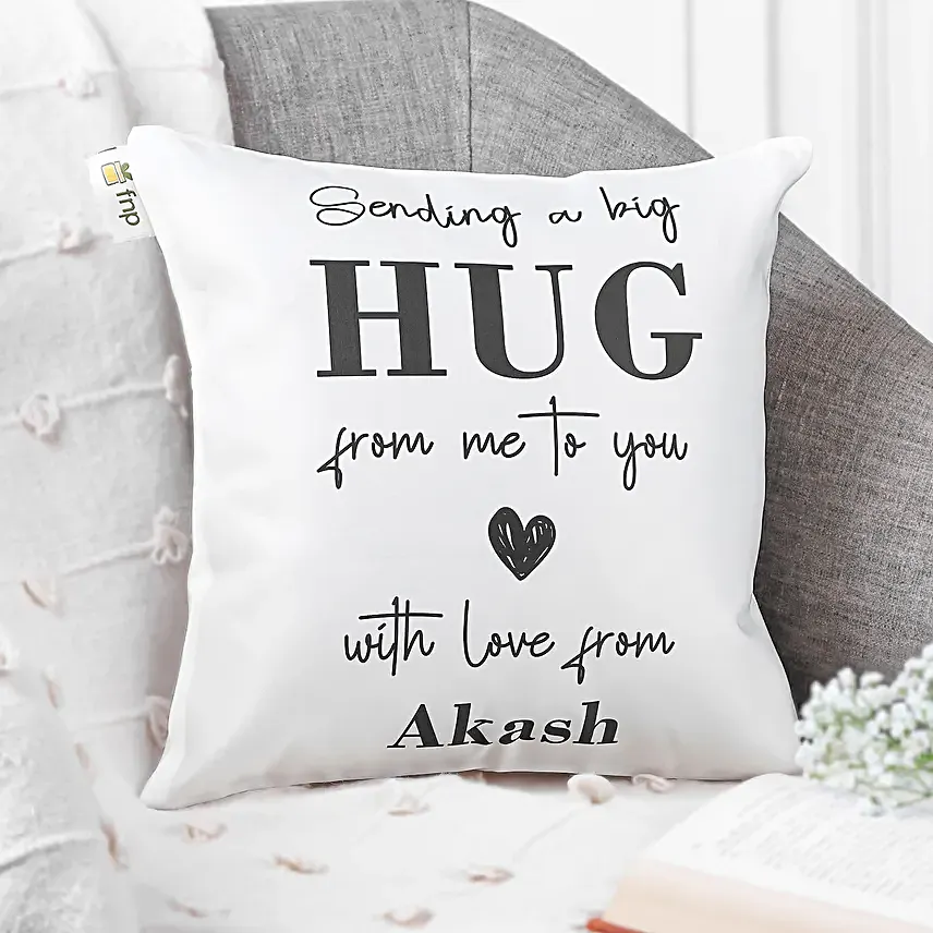 Big Hug Personalised Cushions