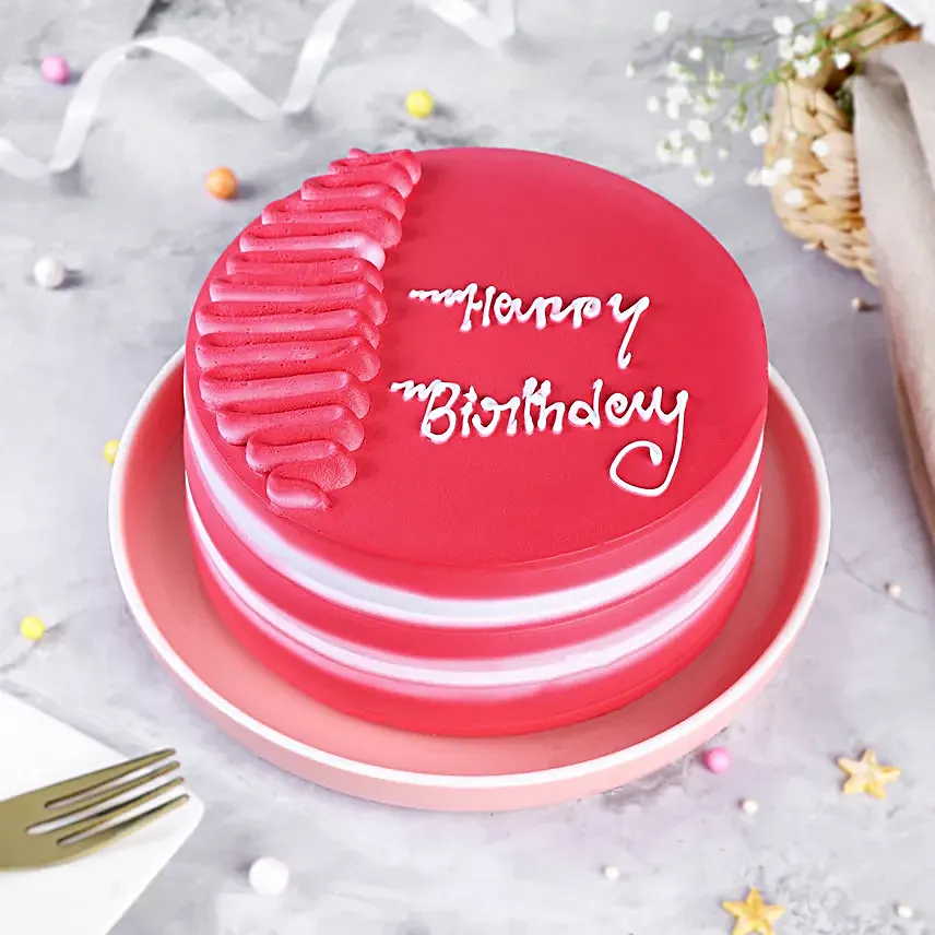Birthday Bliss Red Velvet Cake Half Kg