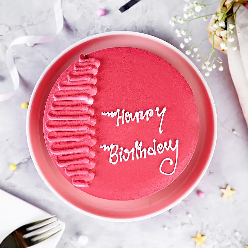 Birthday Bliss Red Velvet Cake Half Kg