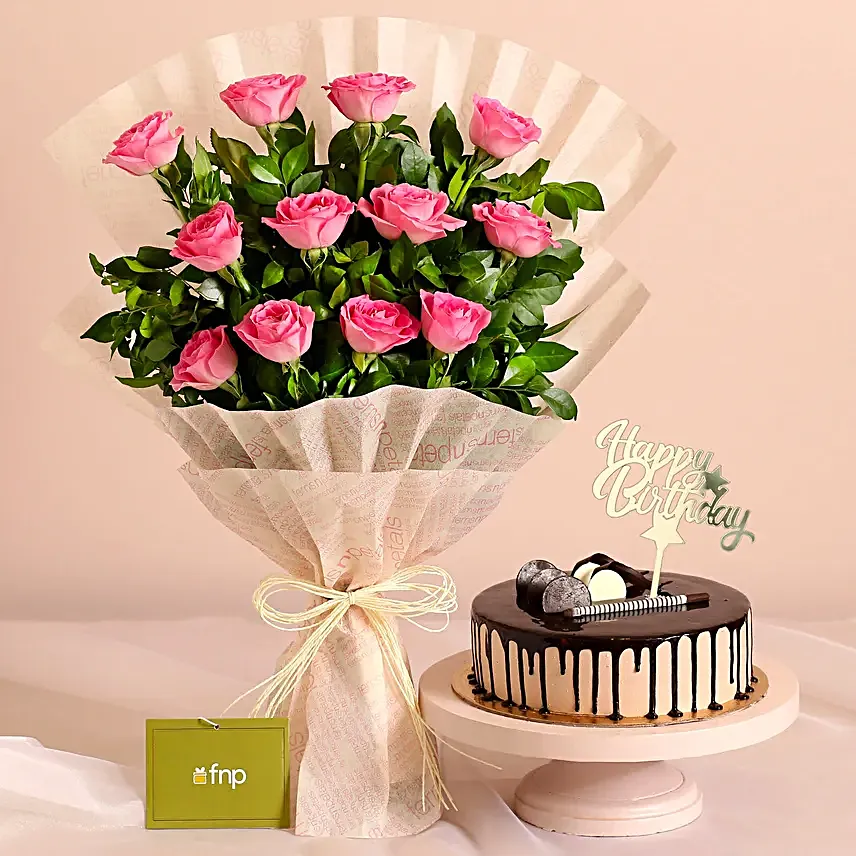 Birthday Bliss with Roses N Cake