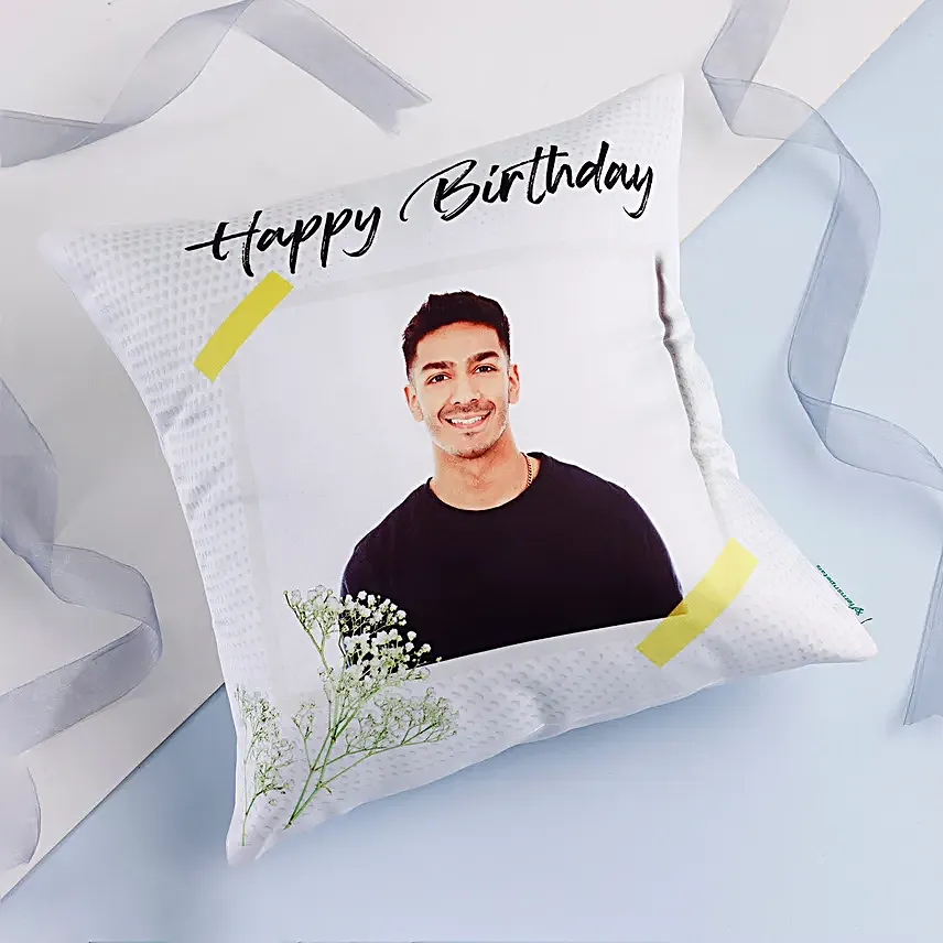 Birthday Cuddles Personalised Cushion