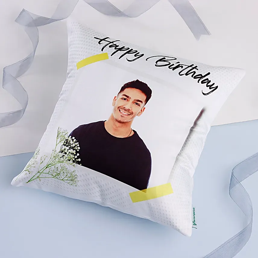 Birthday Cuddles Personalised Cushion