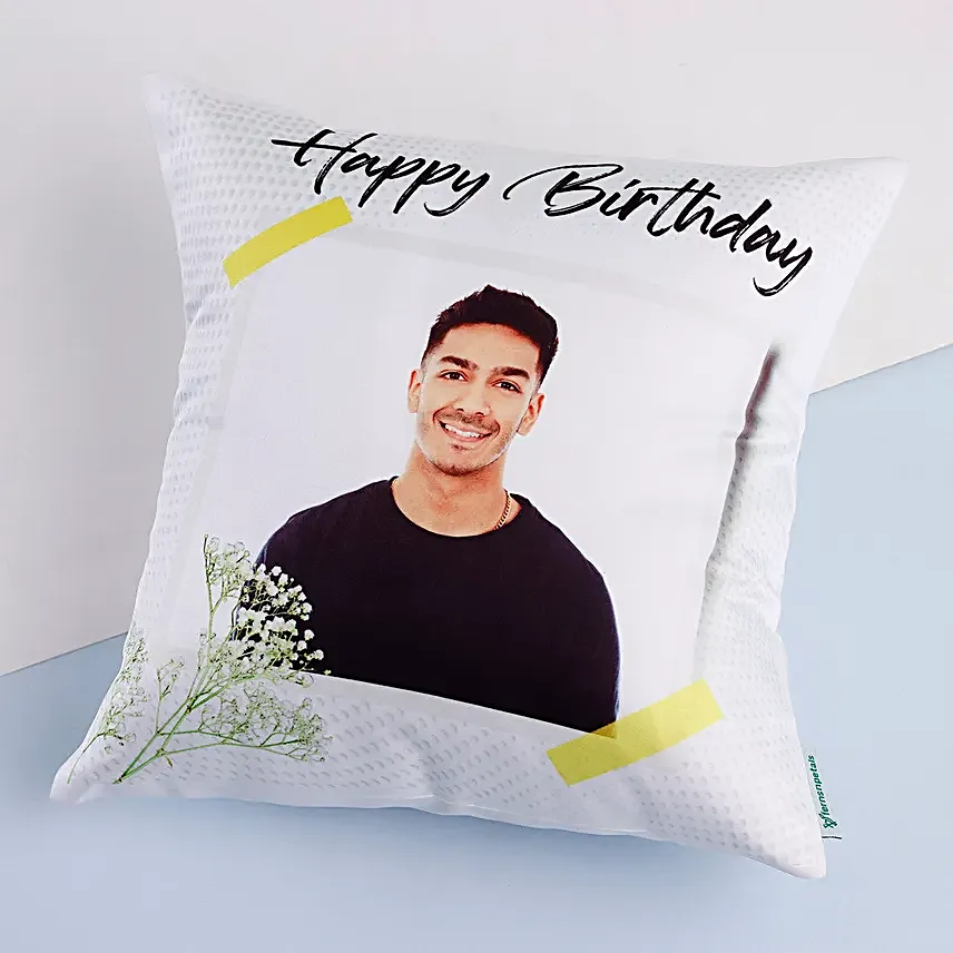 Birthday Cuddles Personalised Cushion