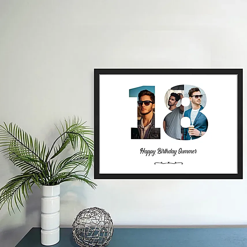 Birthday Milestone Photo Frame