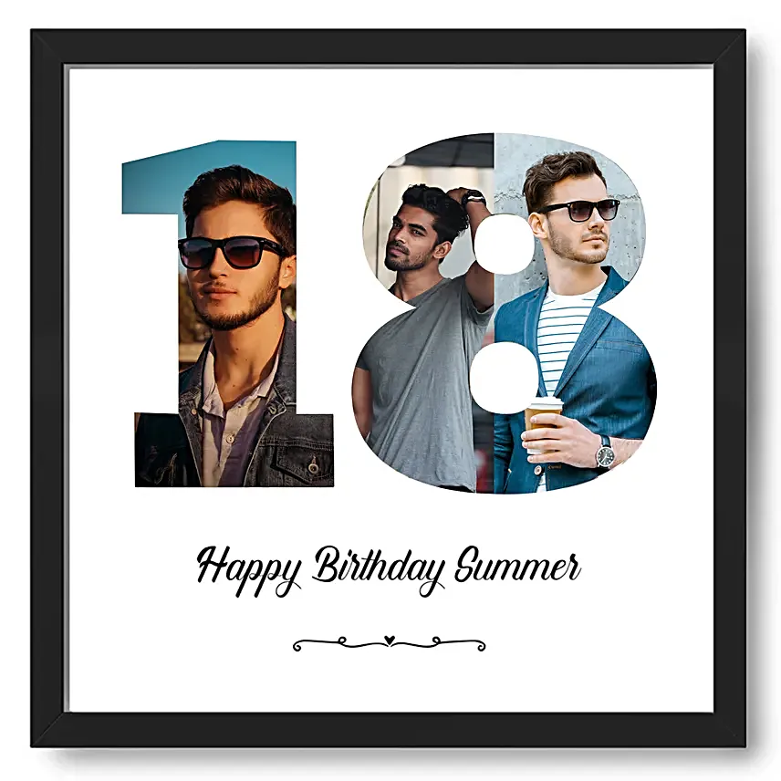 Birthday Milestone Photo Frame