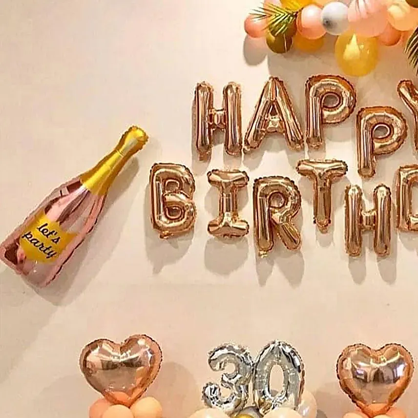 Birthday Personalised Premium Balloon Decor