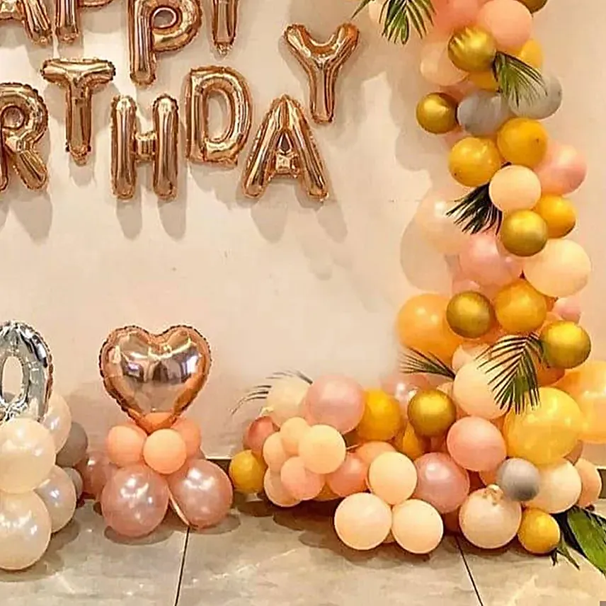 Birthday Personalised Premium Balloon Decor