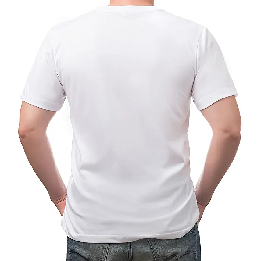 Birthday Personalised White Small Cotton T shirt