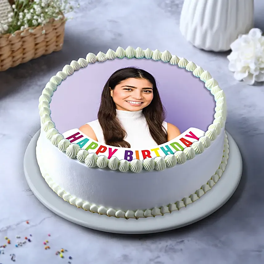 Birthday Pineapple Cake Half Kg