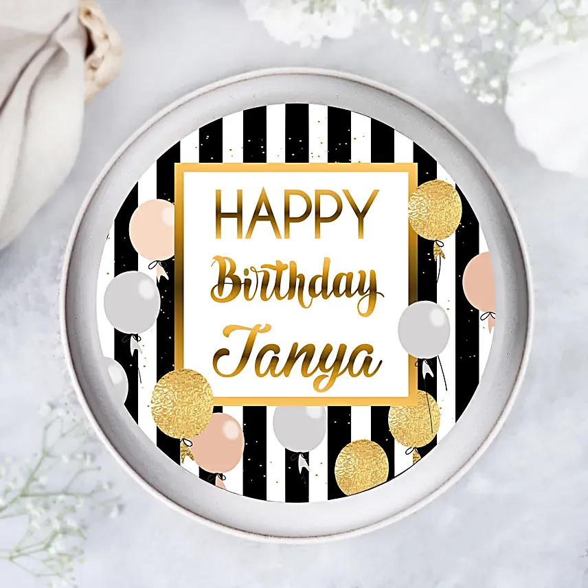 Birthday Special Chocolate Photo Cake Half Kg