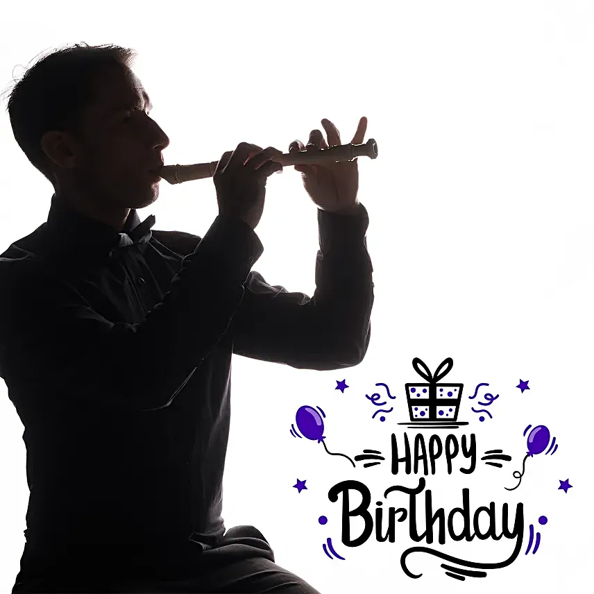 Birthday Special Flute Player on Video Call 10 15 Mins
