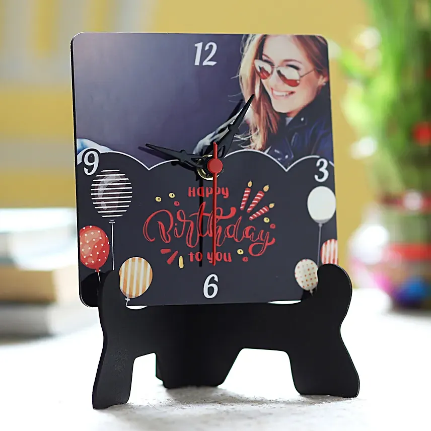 online printed table clock for bday
