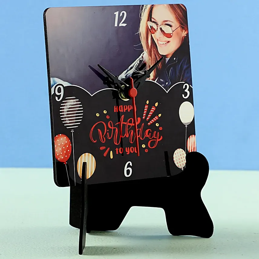 online printed table clock for bday